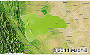 Physical 3D Map of Pwinbyu, satellite outside