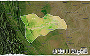 Satellite 3D Map of Pwinbyu, darken