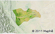 Satellite 3D Map of Pwinbyu, lighten