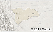 Shaded Relief 3D Map of Pwinbyu, lighten