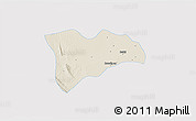 Shaded Relief 3D Map of Pwinbyu, single color outside