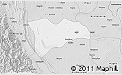 Silver Style 3D Map of Pwinbyu