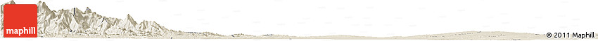 Shaded Relief Horizon Map of Pwinbyu Shaded Relief Horizon Map of Pwinbyu