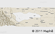 Classic Style Panoramic Map of Pwinbyu