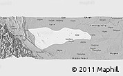 Gray Panoramic Map of Pwinbyu