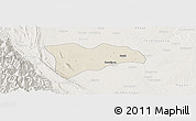 Shaded Relief Panoramic Map of Pwinbyu, lighten