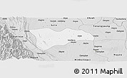 Silver Style Panoramic Map of Pwinbyu