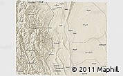 Shaded Relief 3D Map of Saw