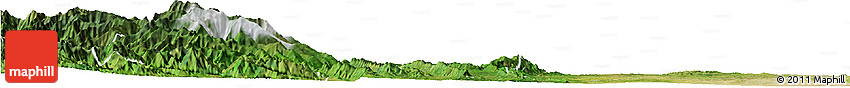 Satellite Horizon Map of Saw