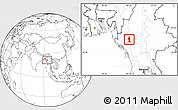 Blank Location Map of Saw