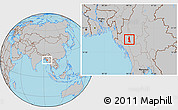 Gray Location Map of Saw