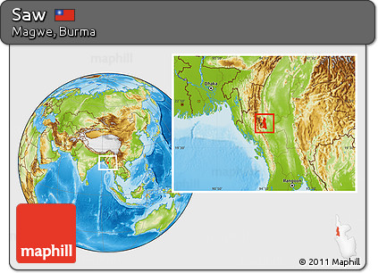 Physical Location Map of Saw