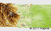 Physical Panoramic Map of Saw