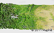 Satellite Panoramic Map of Saw