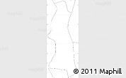 Blank Simple Map of Saw, no labels
