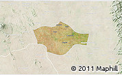 Satellite 3D Map of Meiktila, lighten