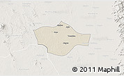 Shaded Relief 3D Map of Meiktila, lighten