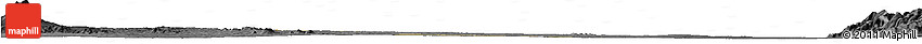 Satellite Horizon Map of Meiktila, darken, desaturated
