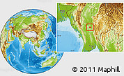 Physical Location Map of Meiktila