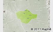 Physical Map of Meiktila, lighten, semi-desaturated