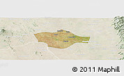 Satellite Panoramic Map of Meiktila, lighten