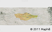 Satellite Panoramic Map of Meiktila, lighten, semi-desaturated