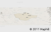 Shaded Relief Panoramic Map of Meiktila, lighten