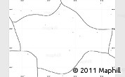 Blank Simple Map of Meiktila, no labels