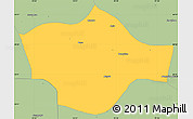 Savanna Style Simple Map of Meiktila