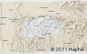 Classic Style 3D Map of Mogok