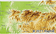 Physical 3D Map of Mogok