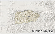Shaded Relief 3D Map of Mogok, lighten