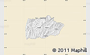 Classic Style Map of Mogok, single color outside