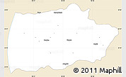 Classic Style Simple Map of Mogok, single color outside
