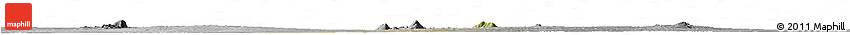 Satellite Horizon Map of Myingyan, desaturated