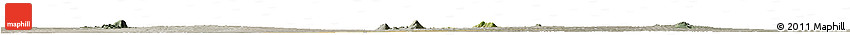 Satellite Horizon Map of Myingyan, semi-desaturated