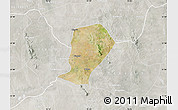 Satellite Map of Myingyan, lighten, semi-desaturated