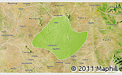Physical 3D Map of Natogyi, satellite outside