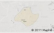 Shaded Relief 3D Map of Natogyi, lighten, semi-desaturated