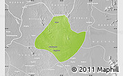 Physical Map of Natogyi, lighten, desaturated