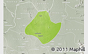 Physical Map of Natogyi, lighten, semi-desaturated
