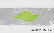 Physical Panoramic Map of Natogyi, lighten, desaturated