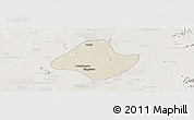 Shaded Relief Panoramic Map of Natogyi, lighten