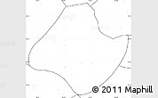 Blank Simple Map of Natogyi, no labels