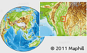 Physical Location Map of Patheingyi