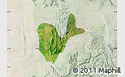 Satellite Map of Patheingyi, lighten