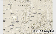 Shaded Relief Map of Patheingyi