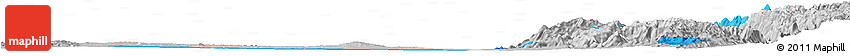 Political Horizon Map of Pyawbwe, lighten, desaturated