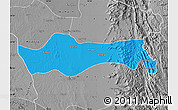 Political Map of Pyawbwe, desaturated