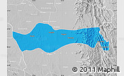 Political Map of Pyawbwe, lighten, desaturated